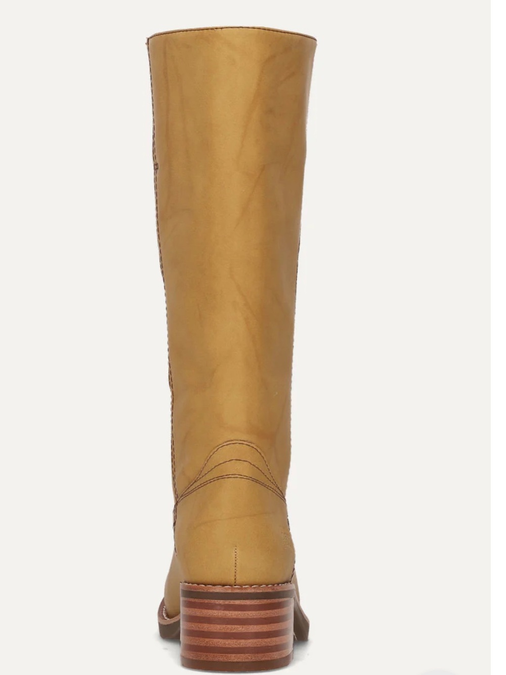Frye Tall Leather Heeled Boots in Tan - Picture 8 of 13